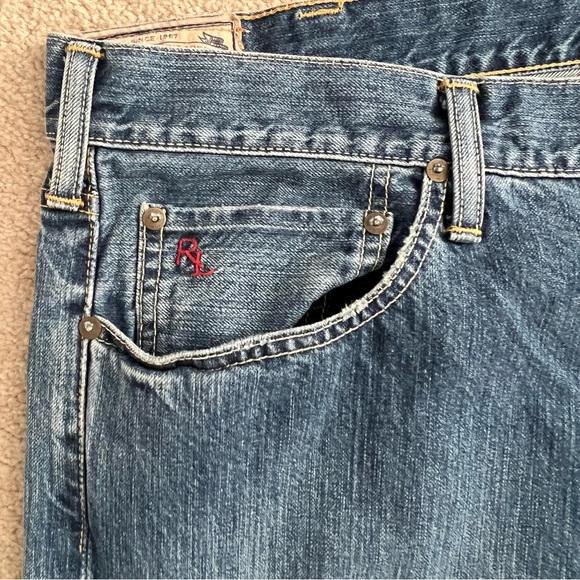 Polo by Ralph Lauren Hampton Relaxed Straight Leg Jeans 40T X 36 - Picture 8 of 12